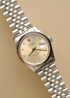 Rolex Datejust 16234 Diamond Dial - 1991