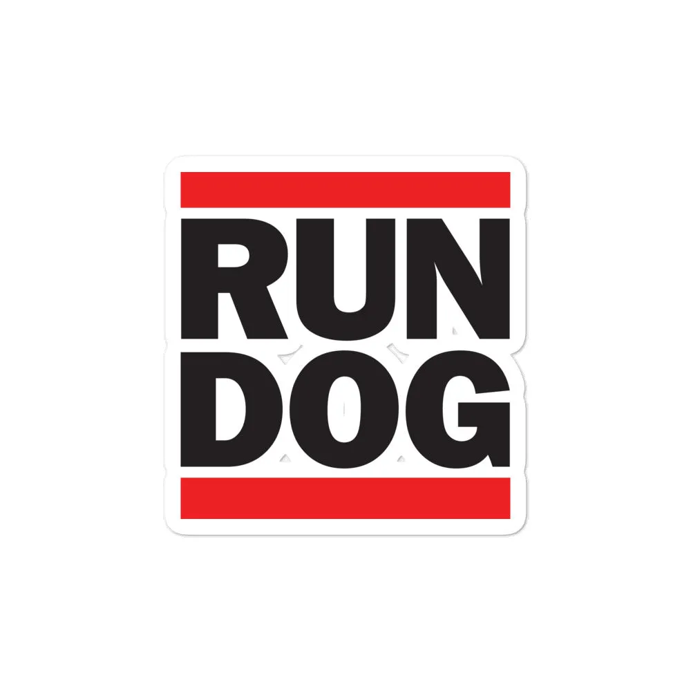 RUN DOG Sticker