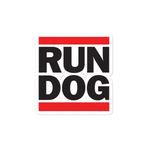 RUN DOG Sticker