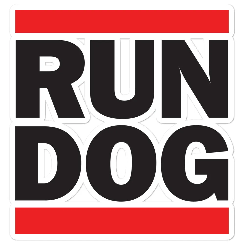 RUN DOG Sticker