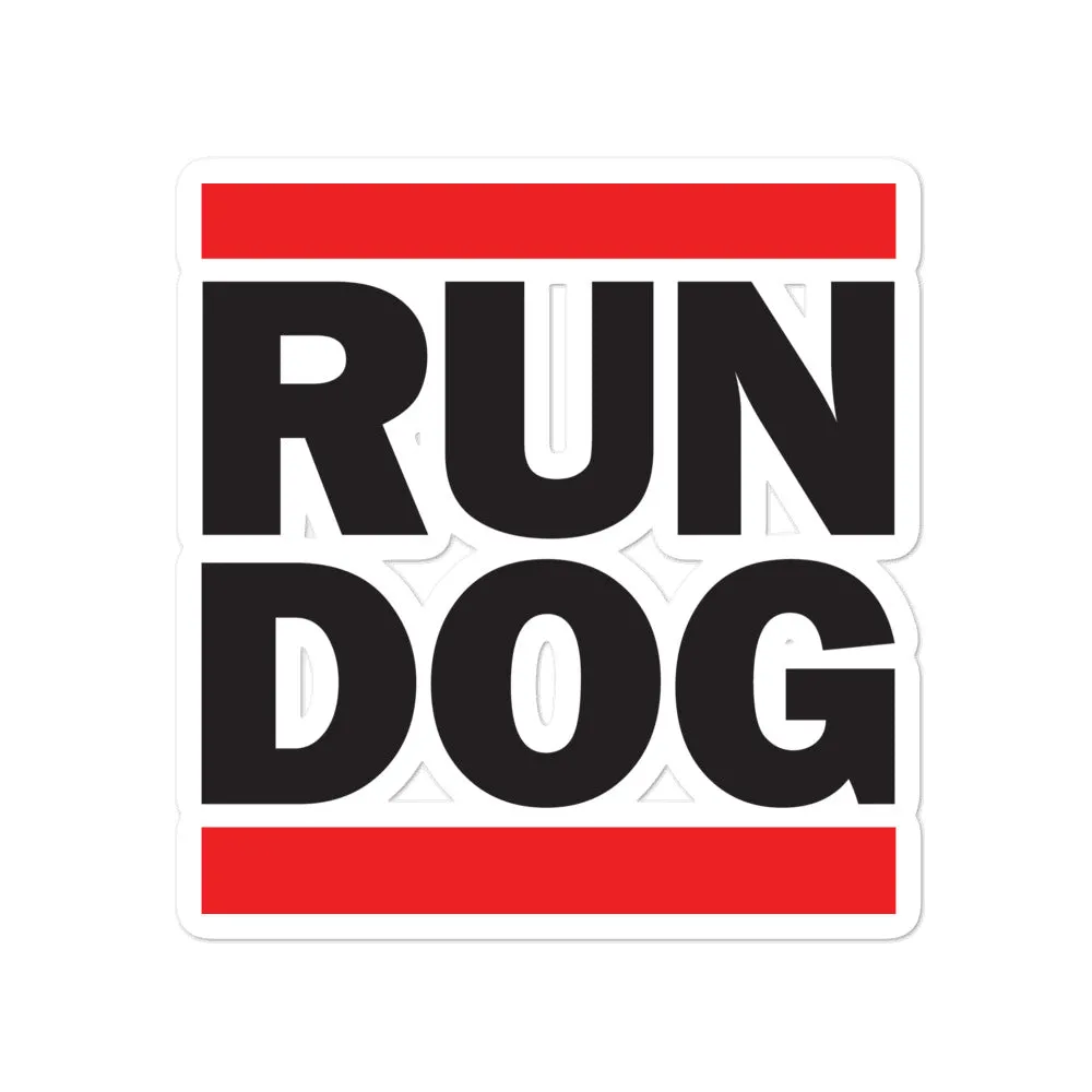RUN DOG Sticker