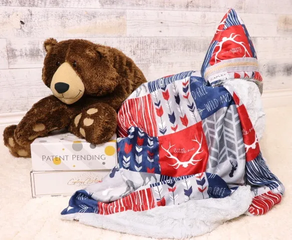 Ryder the first multi functional baby blanket