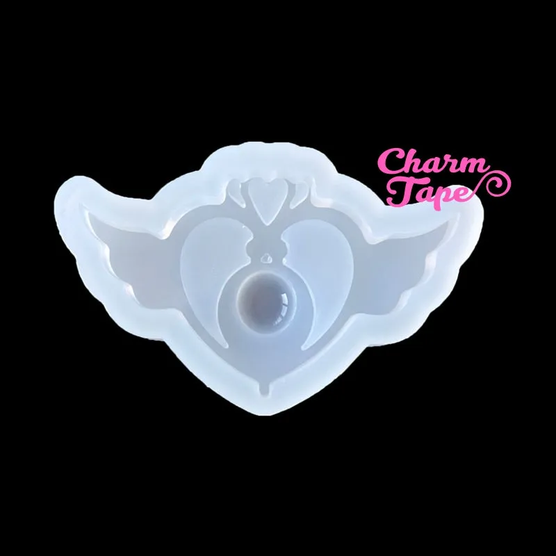 Sailor Moon Crisis Silicon mold flexible, for polymer clay, resin jewelry Q156