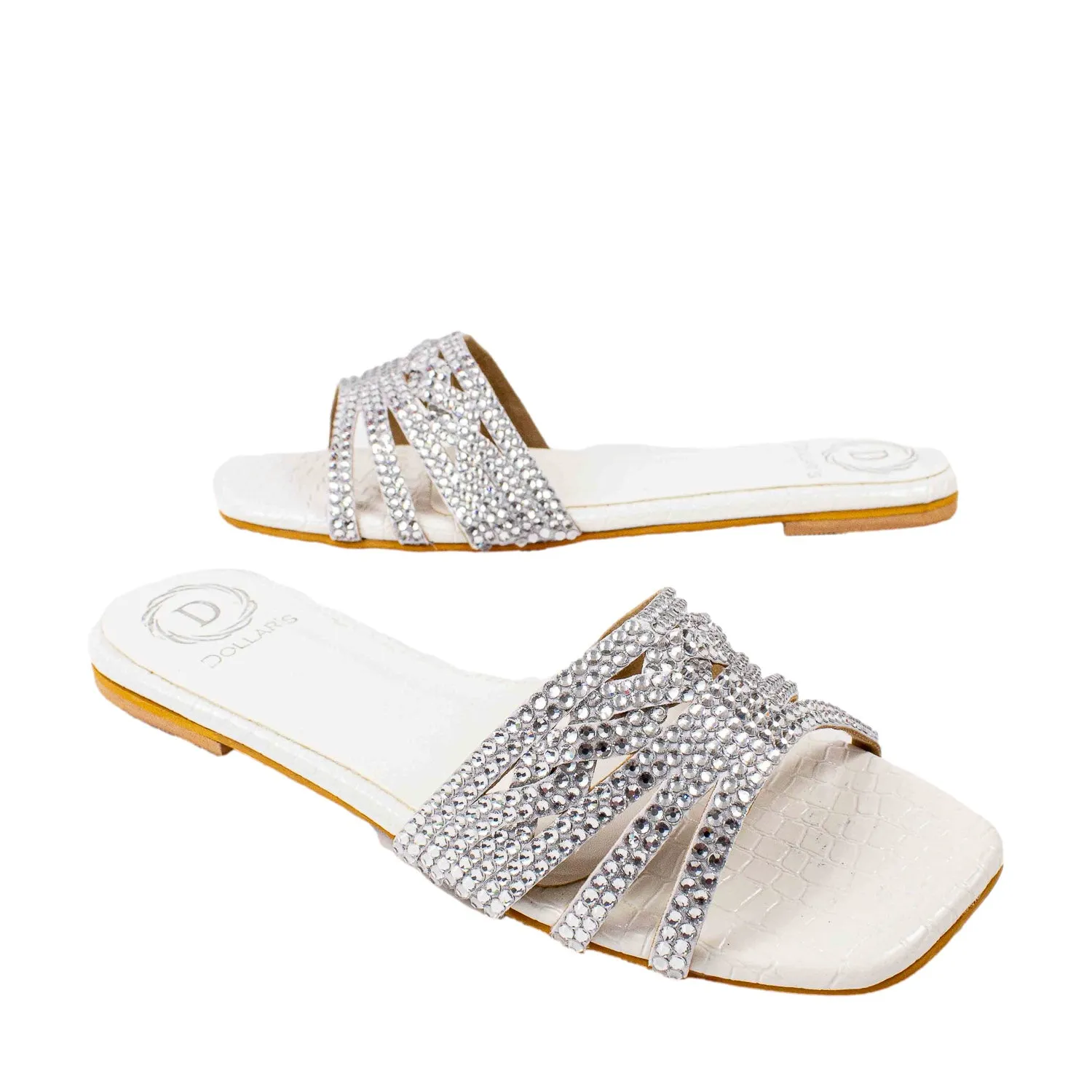 Salwa Flats S84F - White