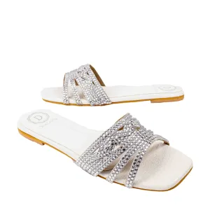 Salwa Flats S84F - White