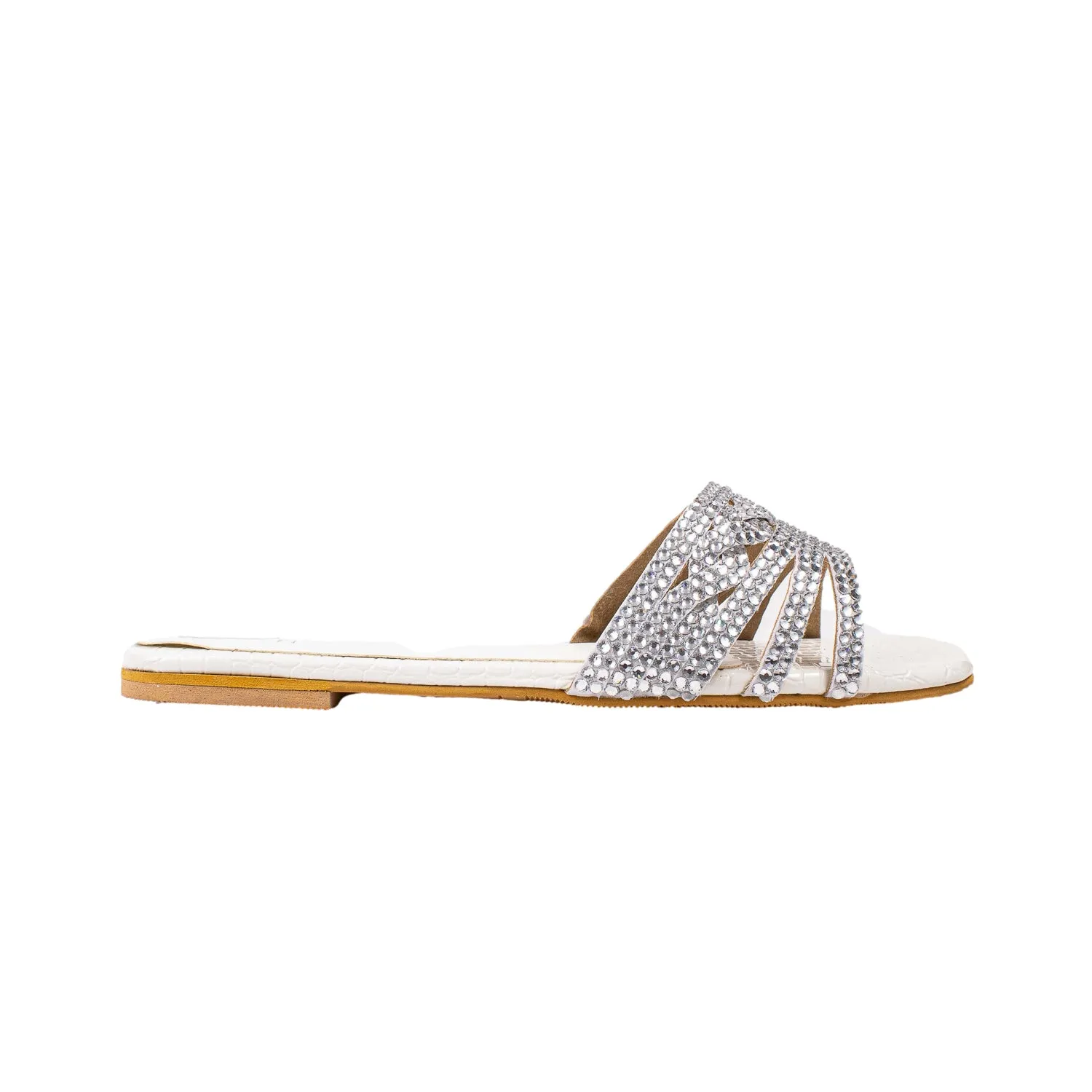Salwa Flats S84F - White