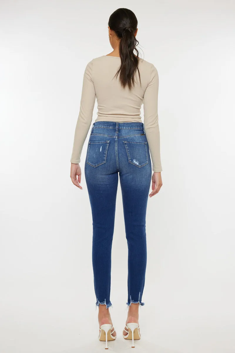 Samantha High Rise Ankle Skinny Jeans
