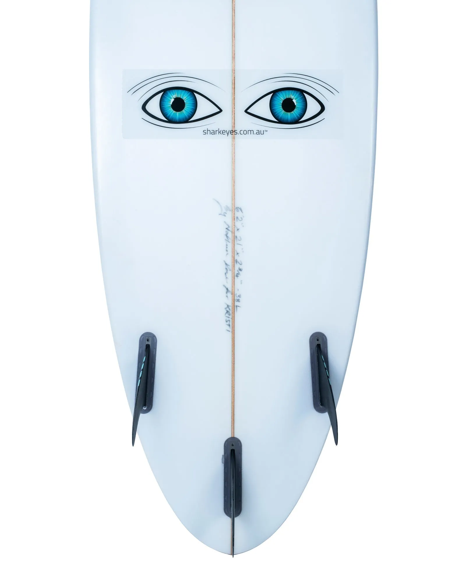 Shark Eyes Clear Sticker - Large