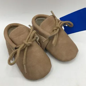 Size 1: Tan Soft Shoe Booties
