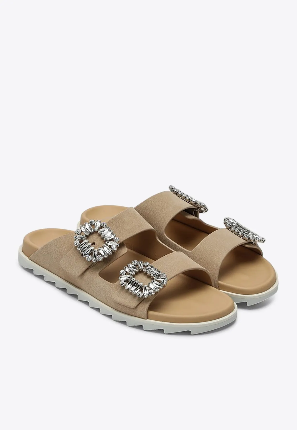 Slidy Viv' Suede Slides