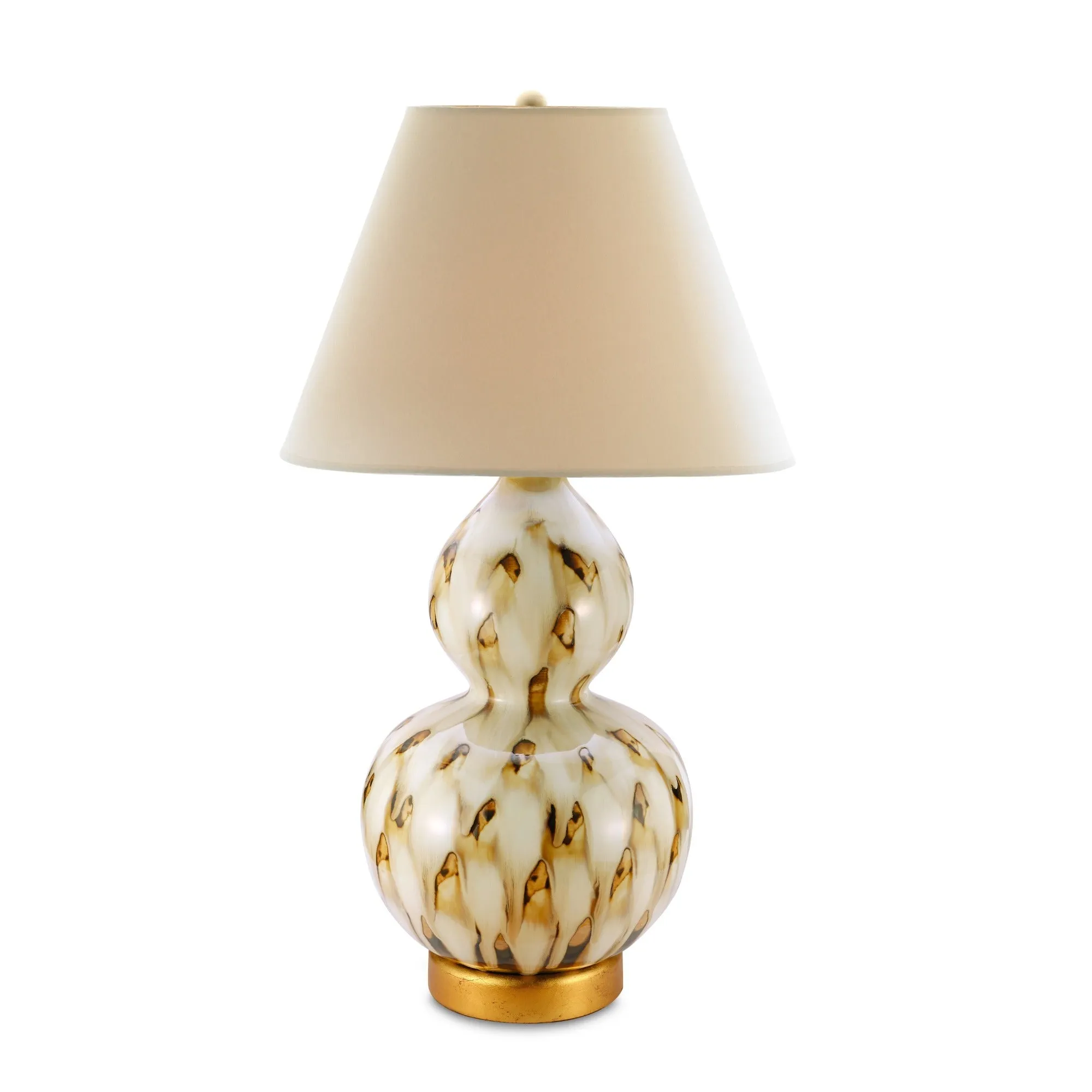 Small Pheasant Feather Lamp (Brown)
