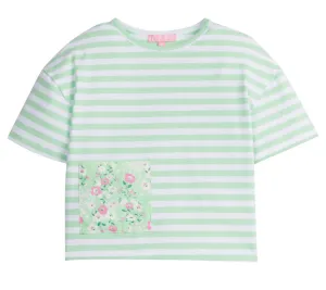 Striped Boxy Tee