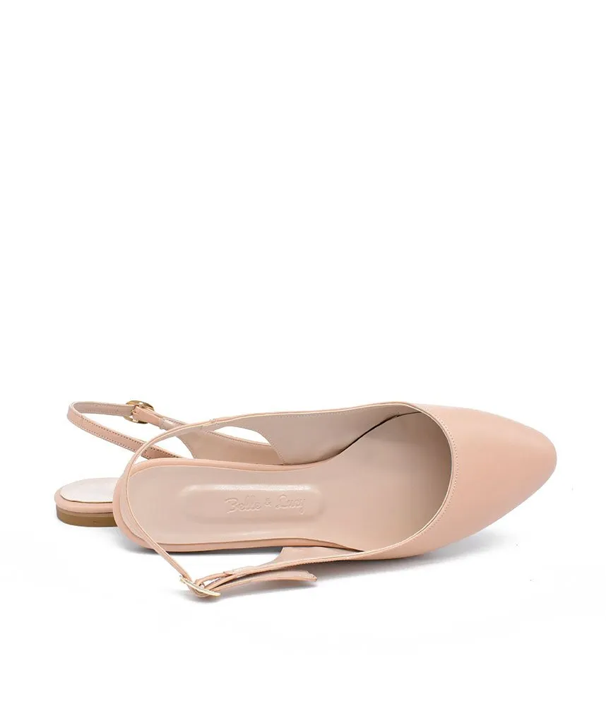 Stylish Beige Slingback Flats