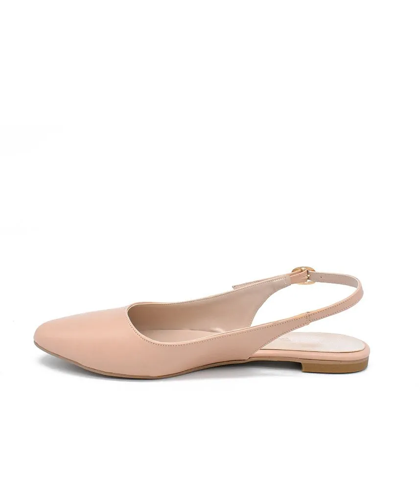 Stylish Beige Slingback Flats