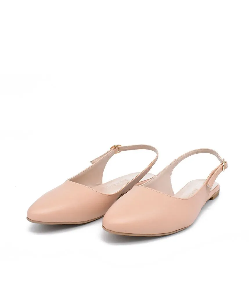 Stylish Beige Slingback Flats