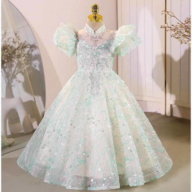 Stylish Evening Dress Birthday Party Flower Girl Girl Princess Dress