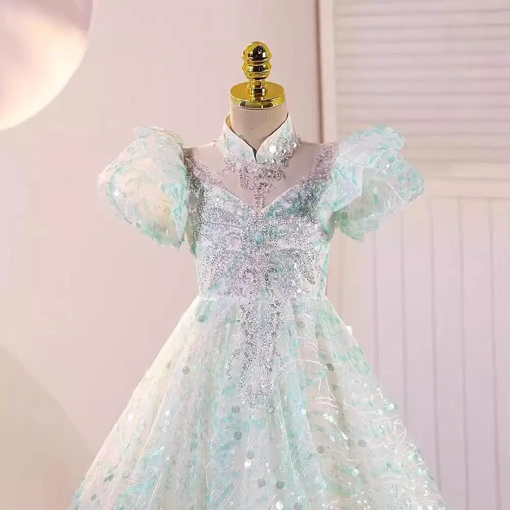 Stylish Evening Dress Birthday Party Flower Girl Girl Princess Dress