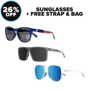 SUNGLASSES |   FREE STRAP & BAG