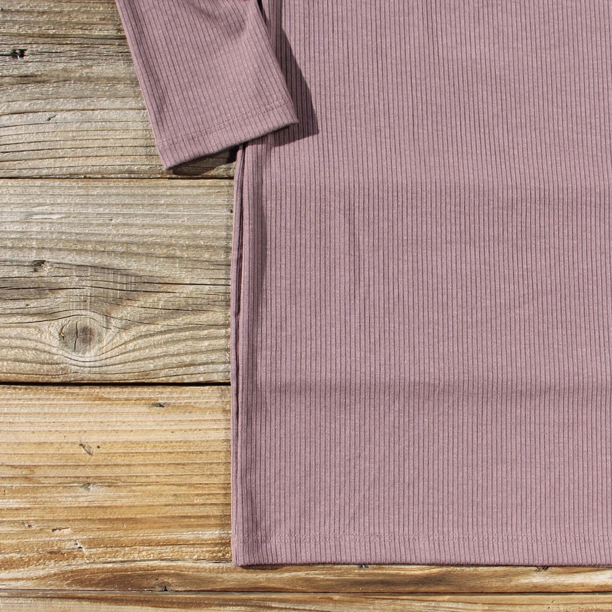 Sweet Lace-up Dress in Mauve