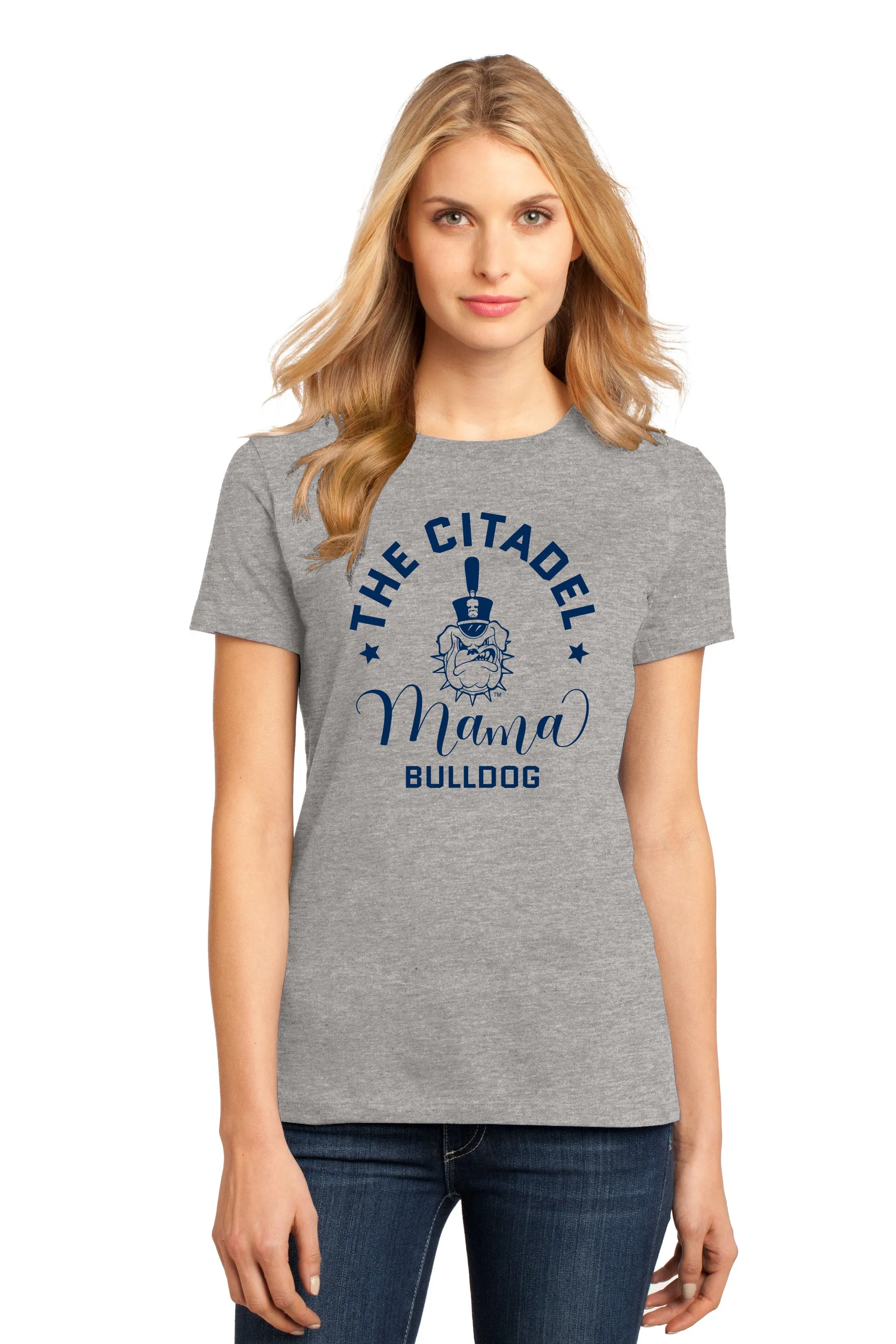 The Citadel, Mama Bulldog Spike Women’s Perfect Weight ® Tee Shirt