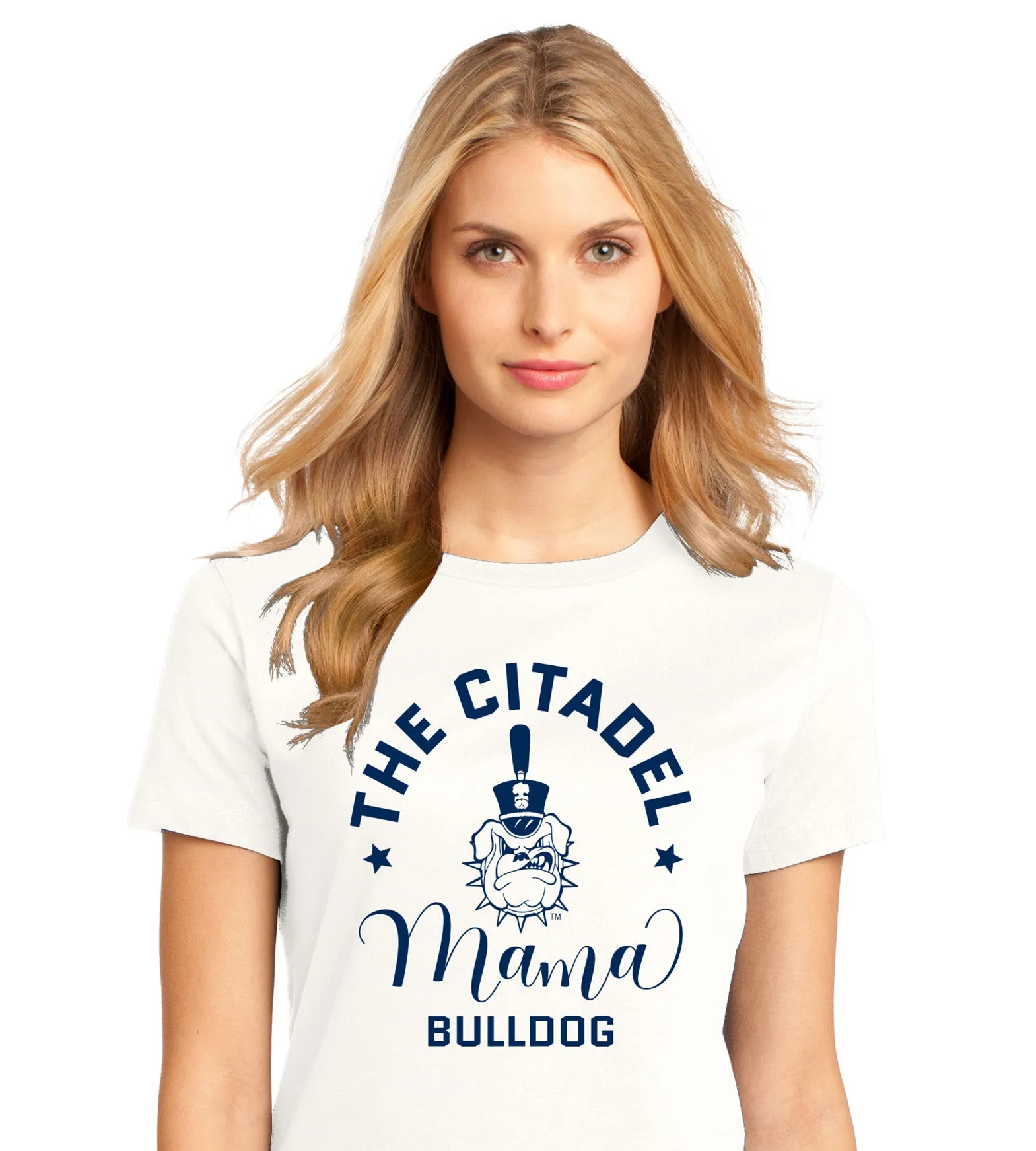 The Citadel, Mama Bulldog Spike Women’s Perfect Weight ® Tee Shirt