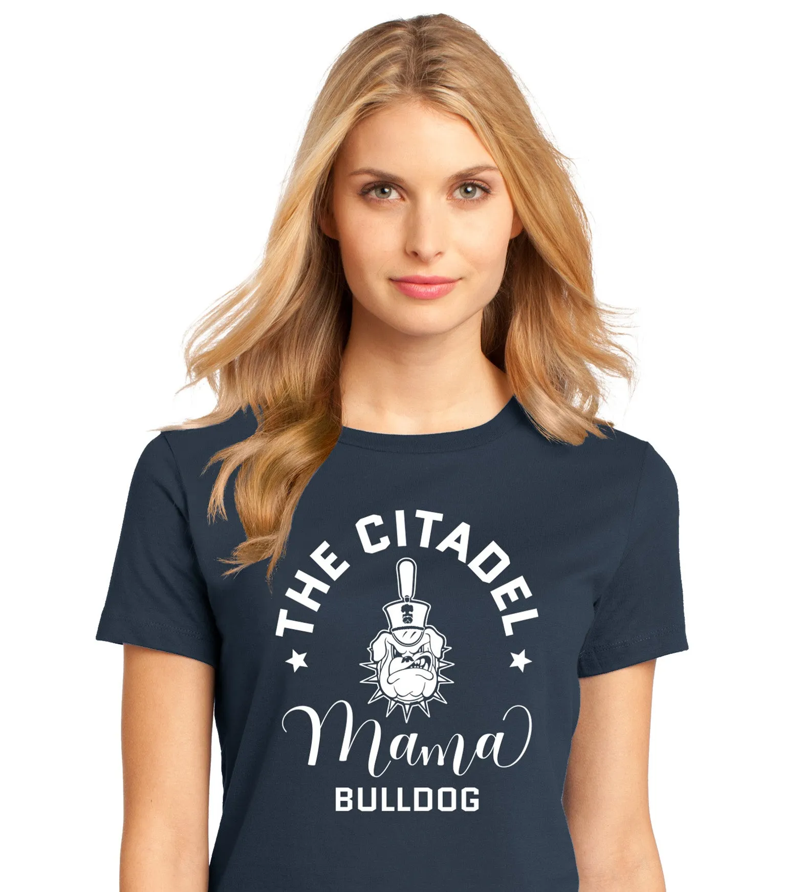 The Citadel, Mama Bulldog Spike Women’s Perfect Weight ® Tee Shirt