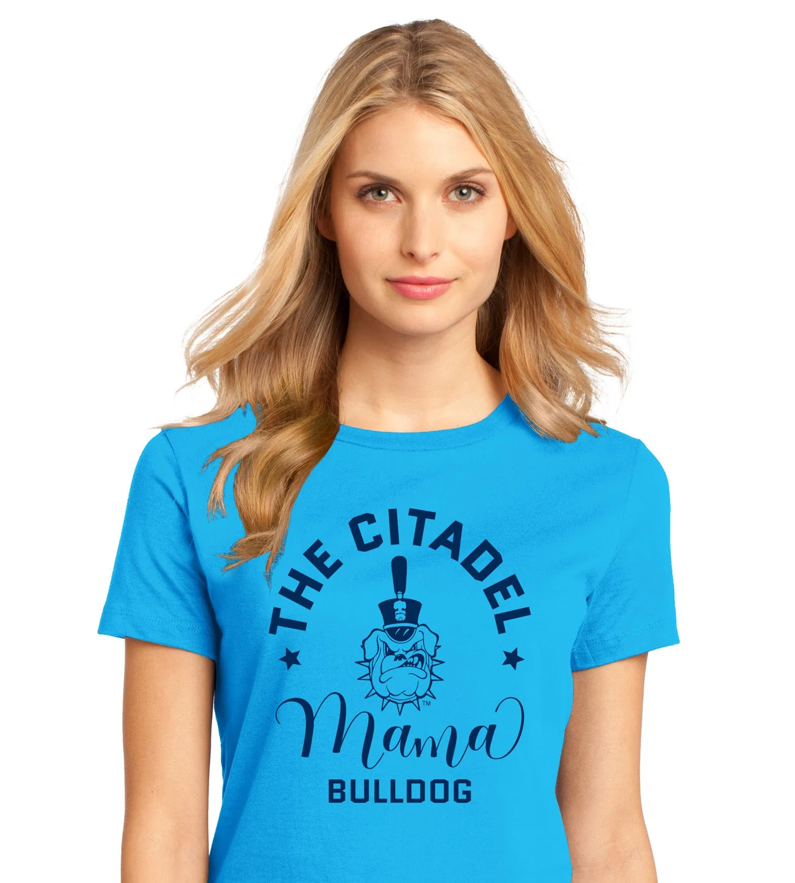 The Citadel, Mama Bulldog Spike Women’s Perfect Weight ® Tee Shirt