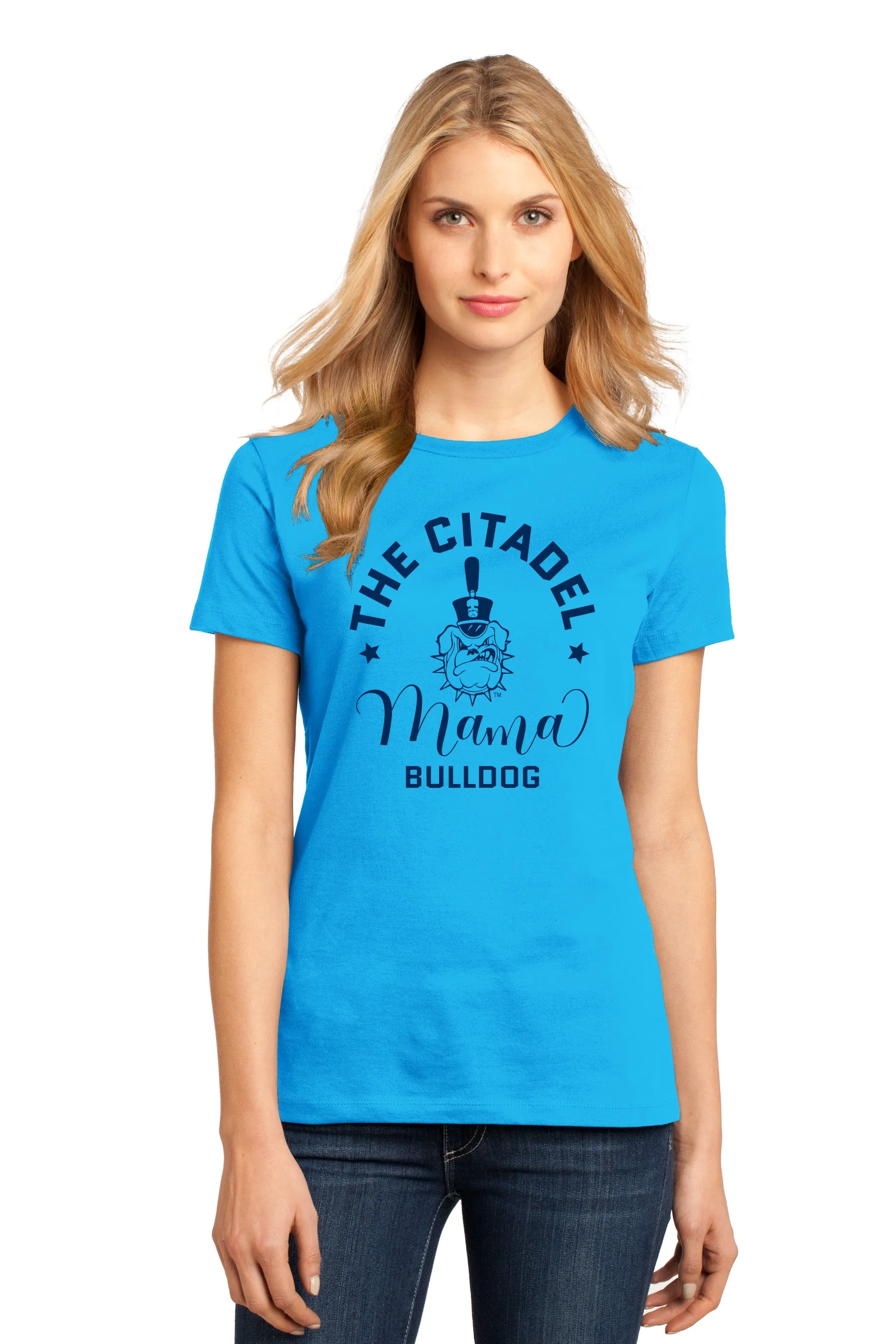 The Citadel, Mama Bulldog Spike Women’s Perfect Weight ® Tee Shirt