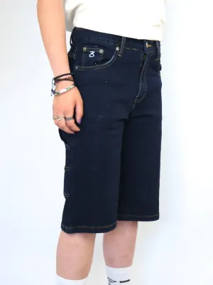 Three Sixty Clothing - Loose Fit Carpenter - Shorts - Indigo Blue