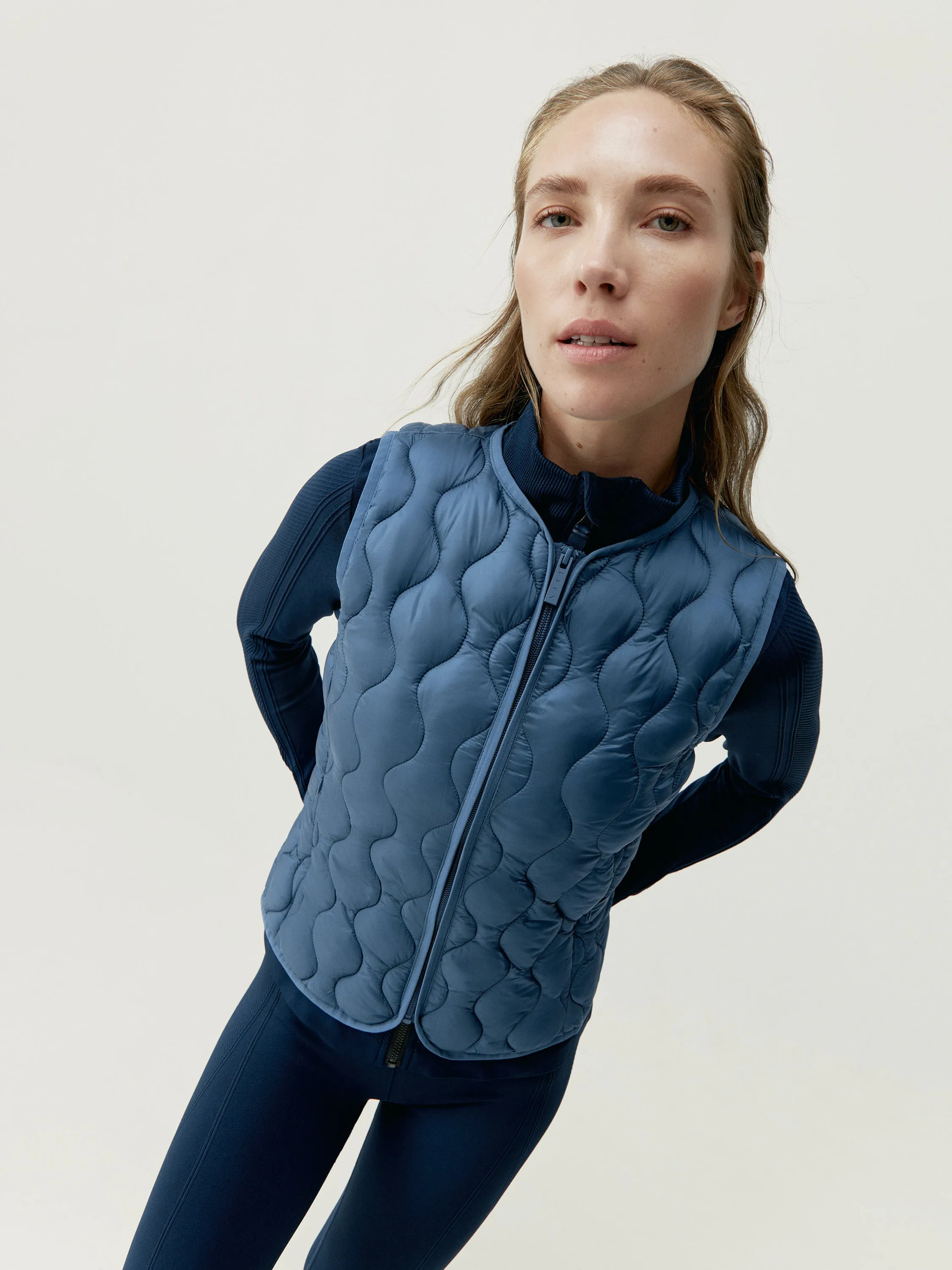 Vest Kenal Vintage Blue