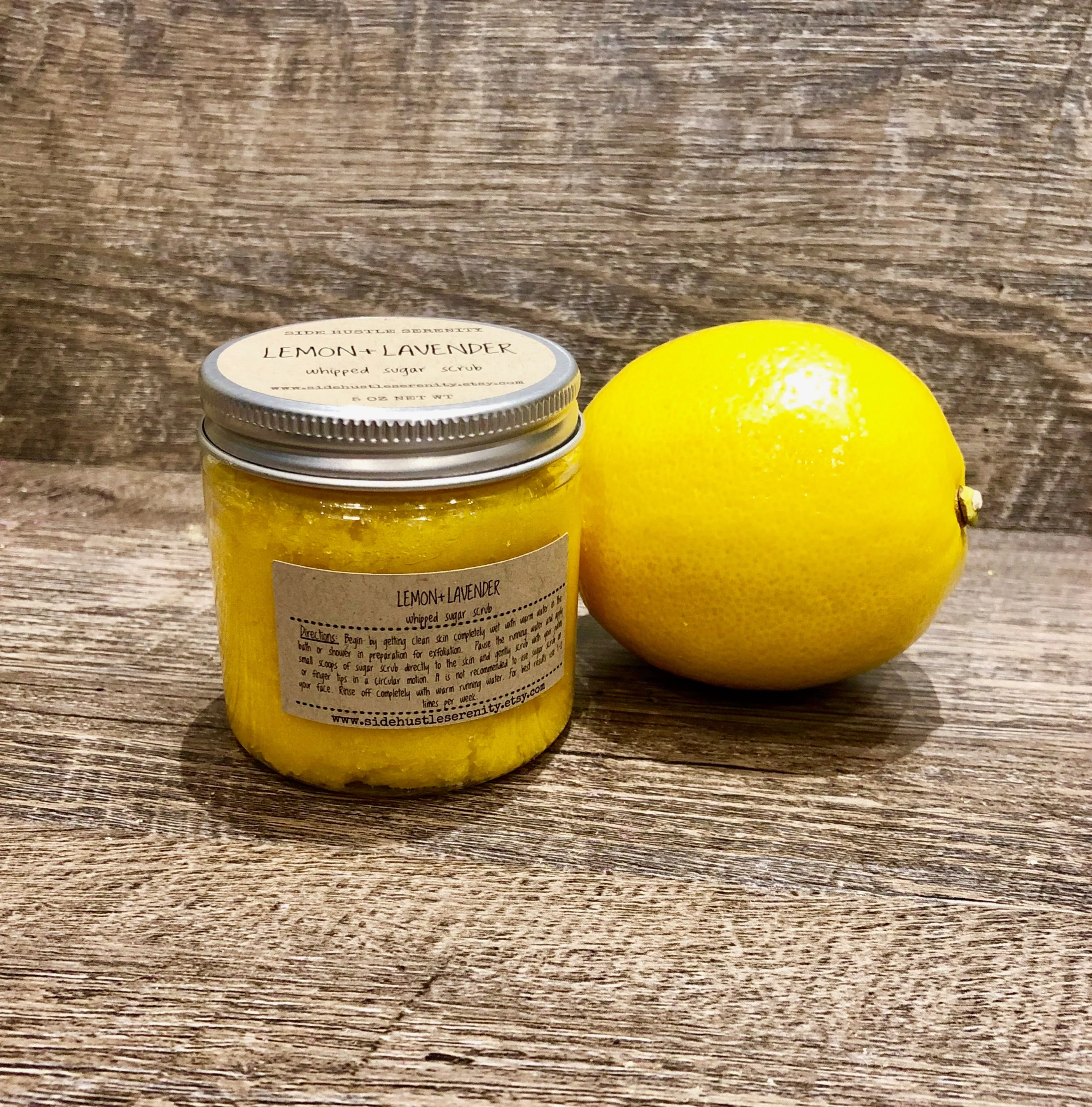 Whipped Sugar Scrub | Lemon   Lavender
