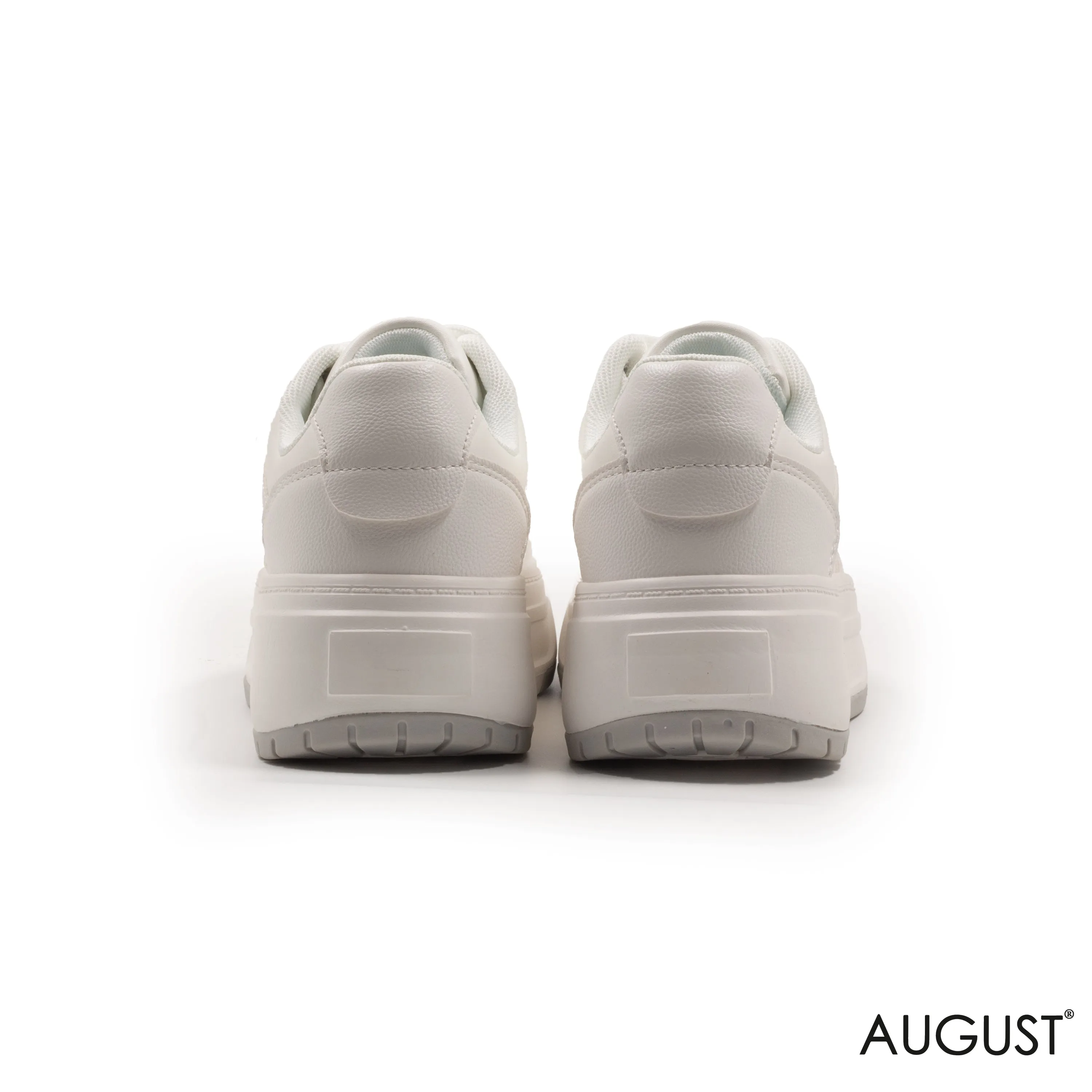 WHITE SNEAKERS WITH THICK SOLE