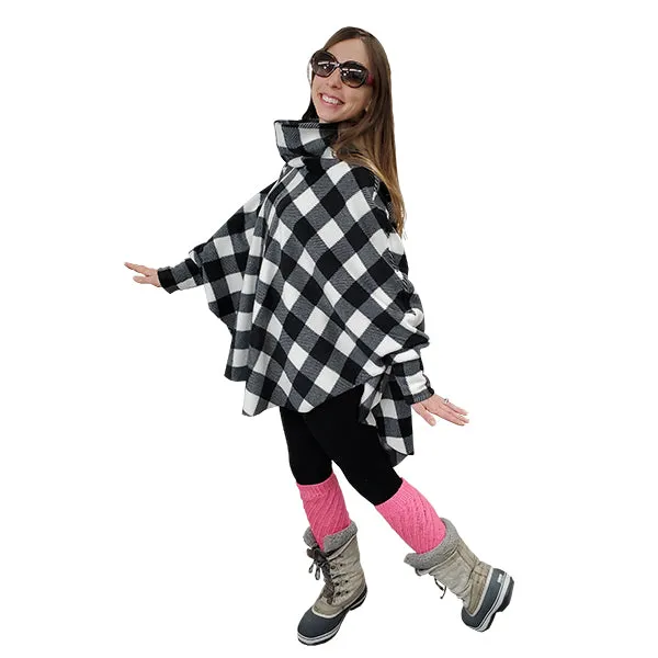 WOMEN'S COWL SWANCHO BUFFALO CHECK WHITE