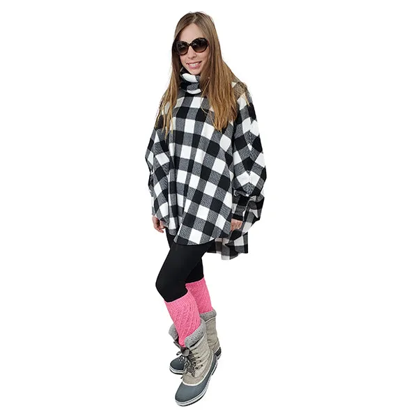 WOMEN'S COWL SWANCHO BUFFALO CHECK WHITE