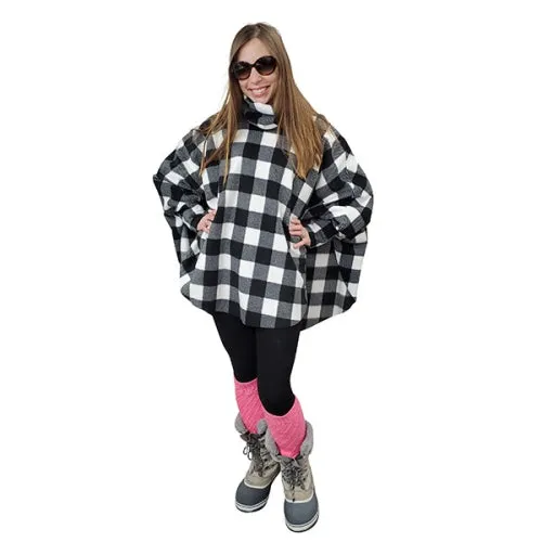 WOMEN'S COWL SWANCHO BUFFALO CHECK WHITE