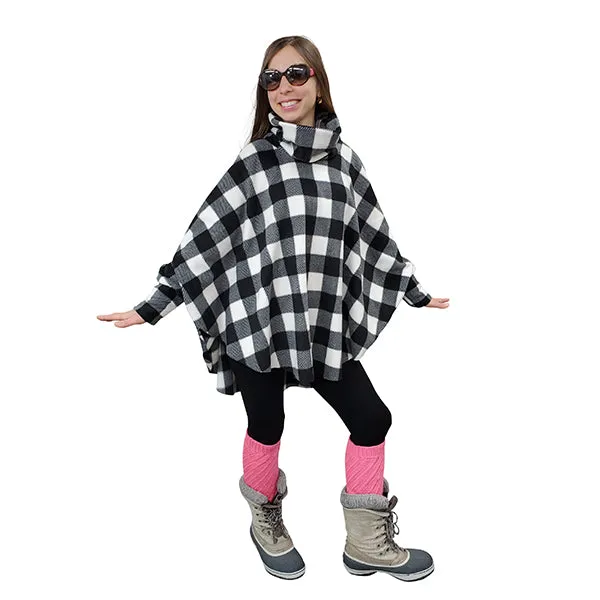 WOMEN'S COWL SWANCHO BUFFALO CHECK WHITE
