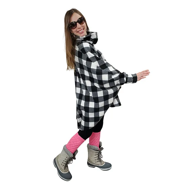 WOMEN'S COWL SWANCHO BUFFALO CHECK WHITE