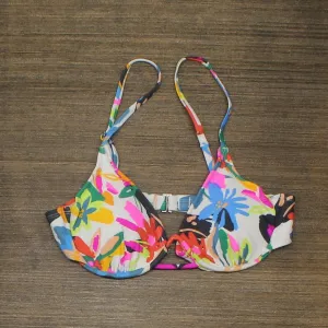 Xhilaration Juniors' Underwire Bikini Top Multi Floral Print M