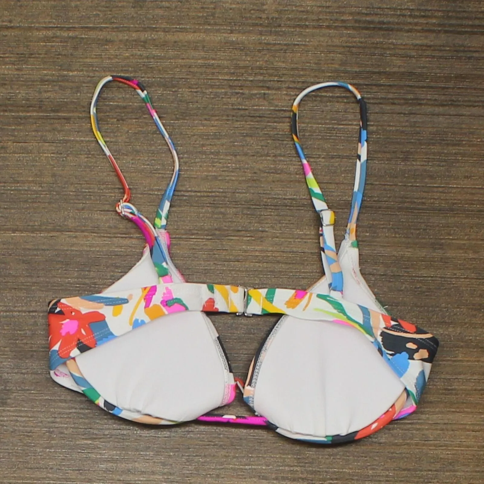 Xhilaration Juniors' Underwire Bikini Top Multi Floral Print M