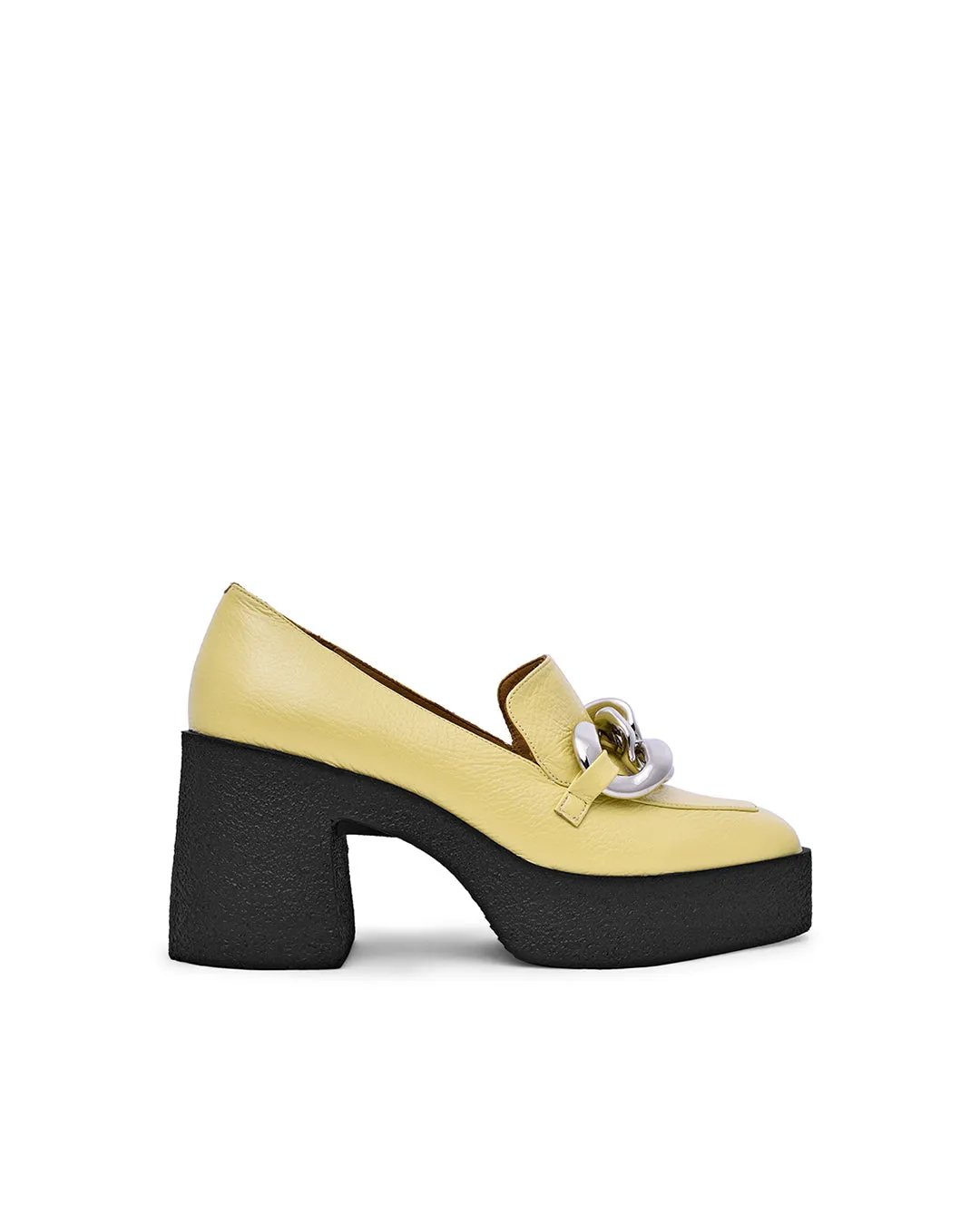Yo Pastel Yellow Chunky Loafers